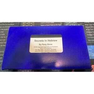 Secrets in Hebrew on VHS by Perry Stone